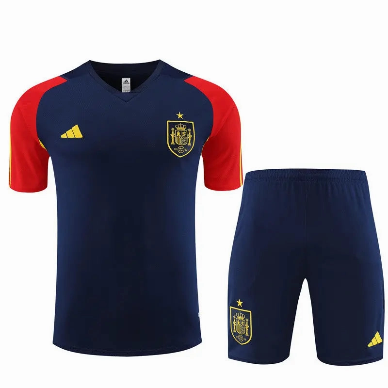 Spanish Short Sleeve Training Suit For Men T-shirt/short electricity