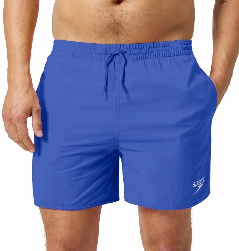 Relaxing Beachwear Torsion control Speedo Essentials 16 Inch Mens Swim Shorts - Blue