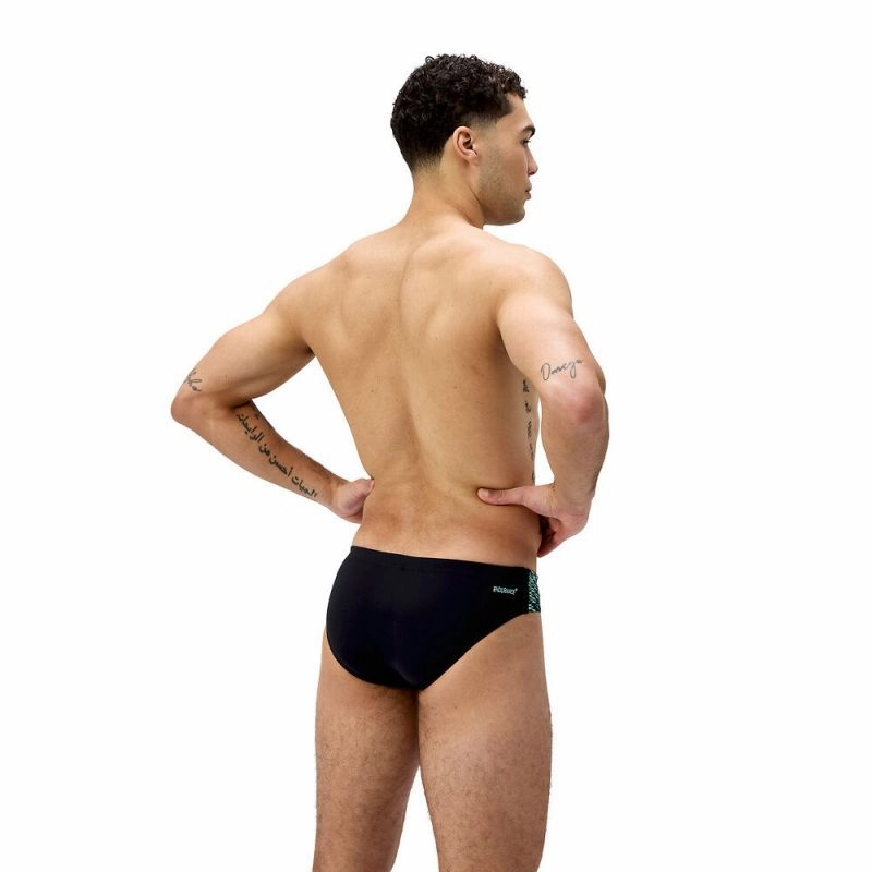 Speedo Mens Endurance  Tech Panel 7cm Brief UPF Protection Swimwear