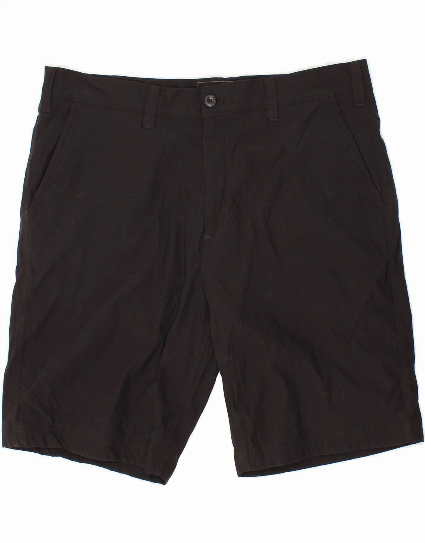 EDDIE BAUER Mens Chino Shorts W40 XL Black Nylon FoldableDesign