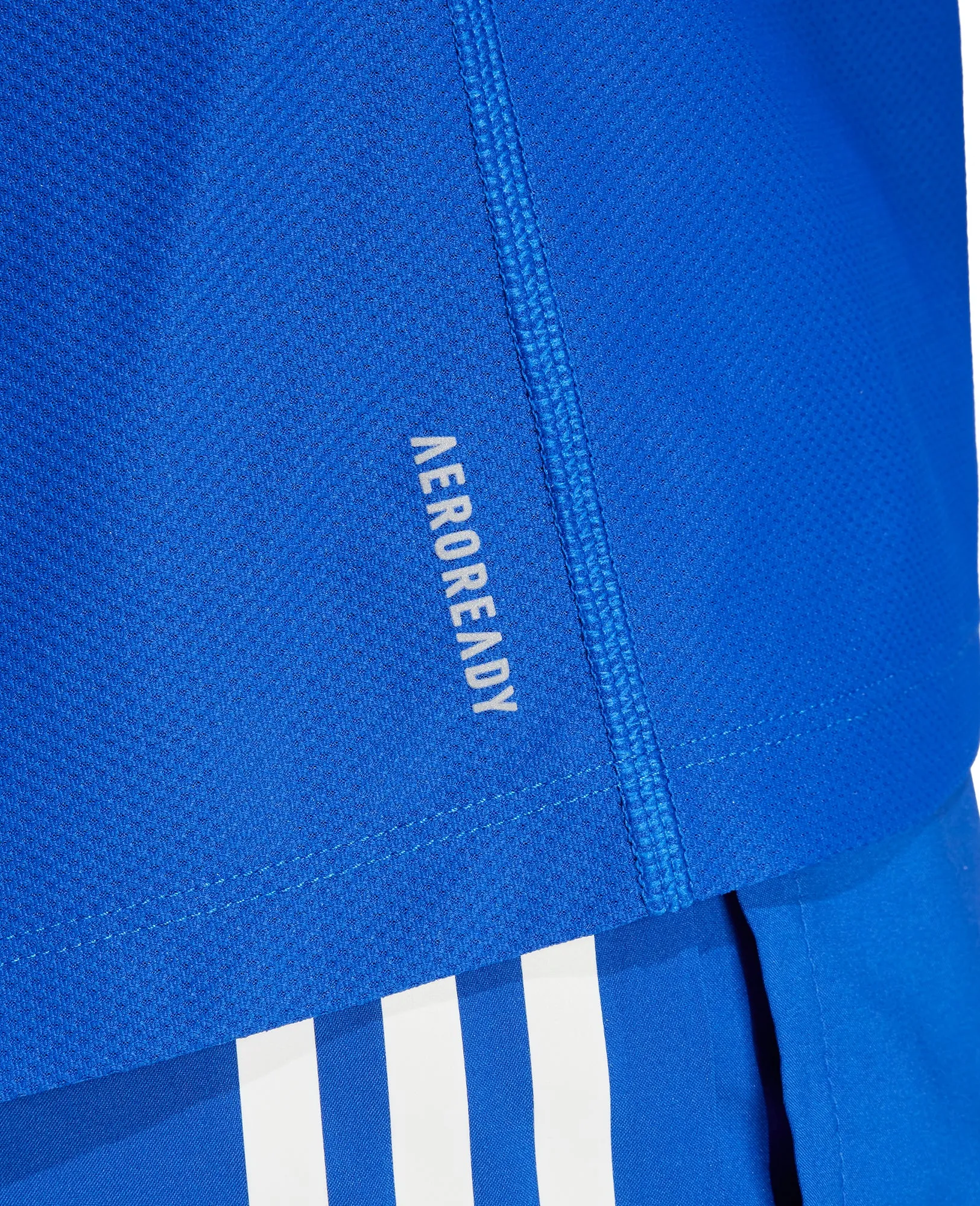 adidas Own The Run Short Sleeve Mens Running Top - Blue Short sleeved breeziness Soft Layering