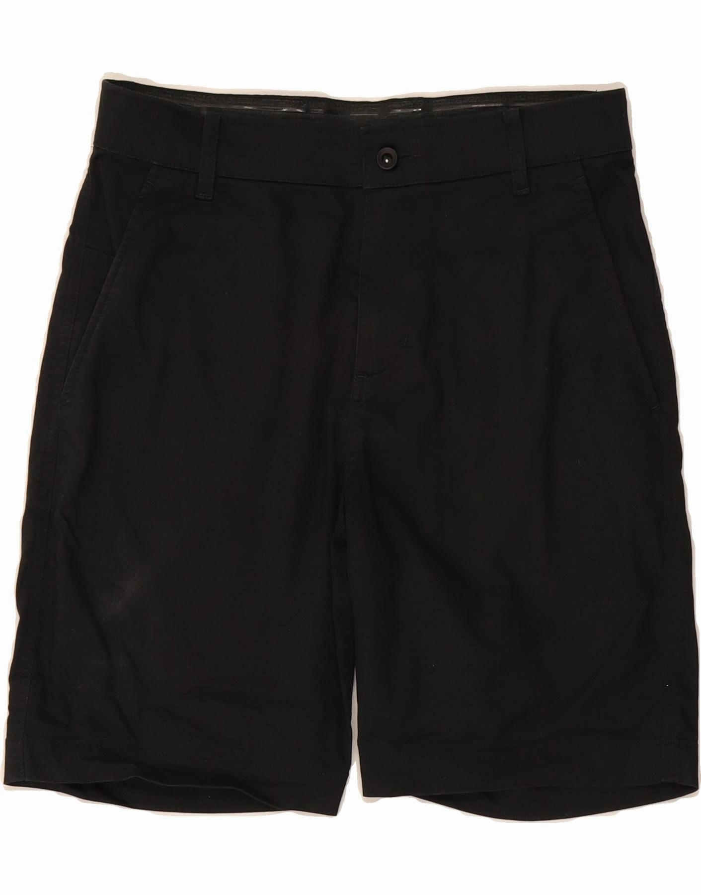 NIKE Mens Dri Fit Chino Shorts W30 Medium  Black Cotton Run Ready Sporty Layer