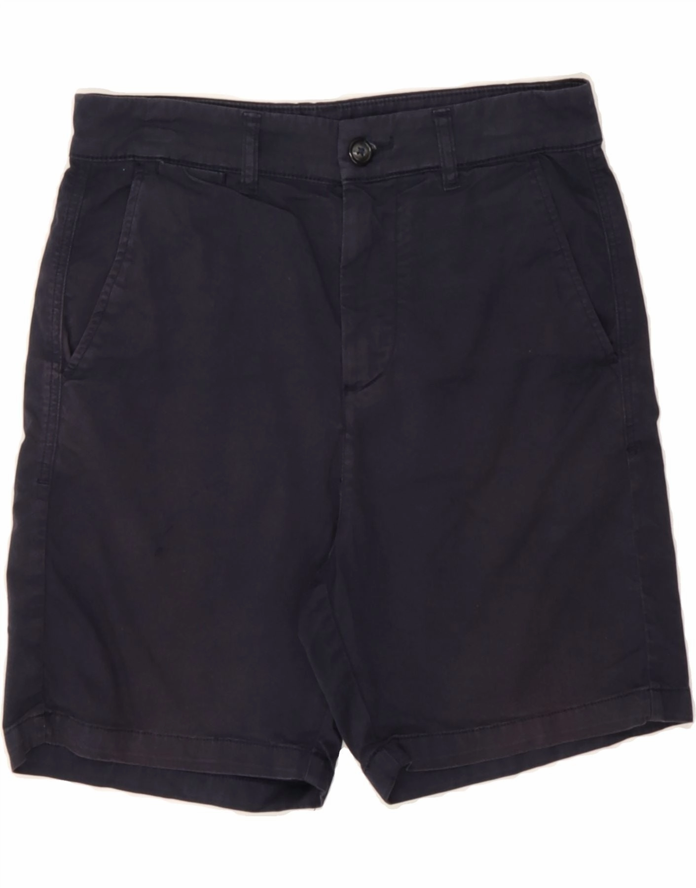 Active Lifestyle NORTH SAILS Mens Regular Fit Chino Shorts W28 Small Navy Blue Cotton