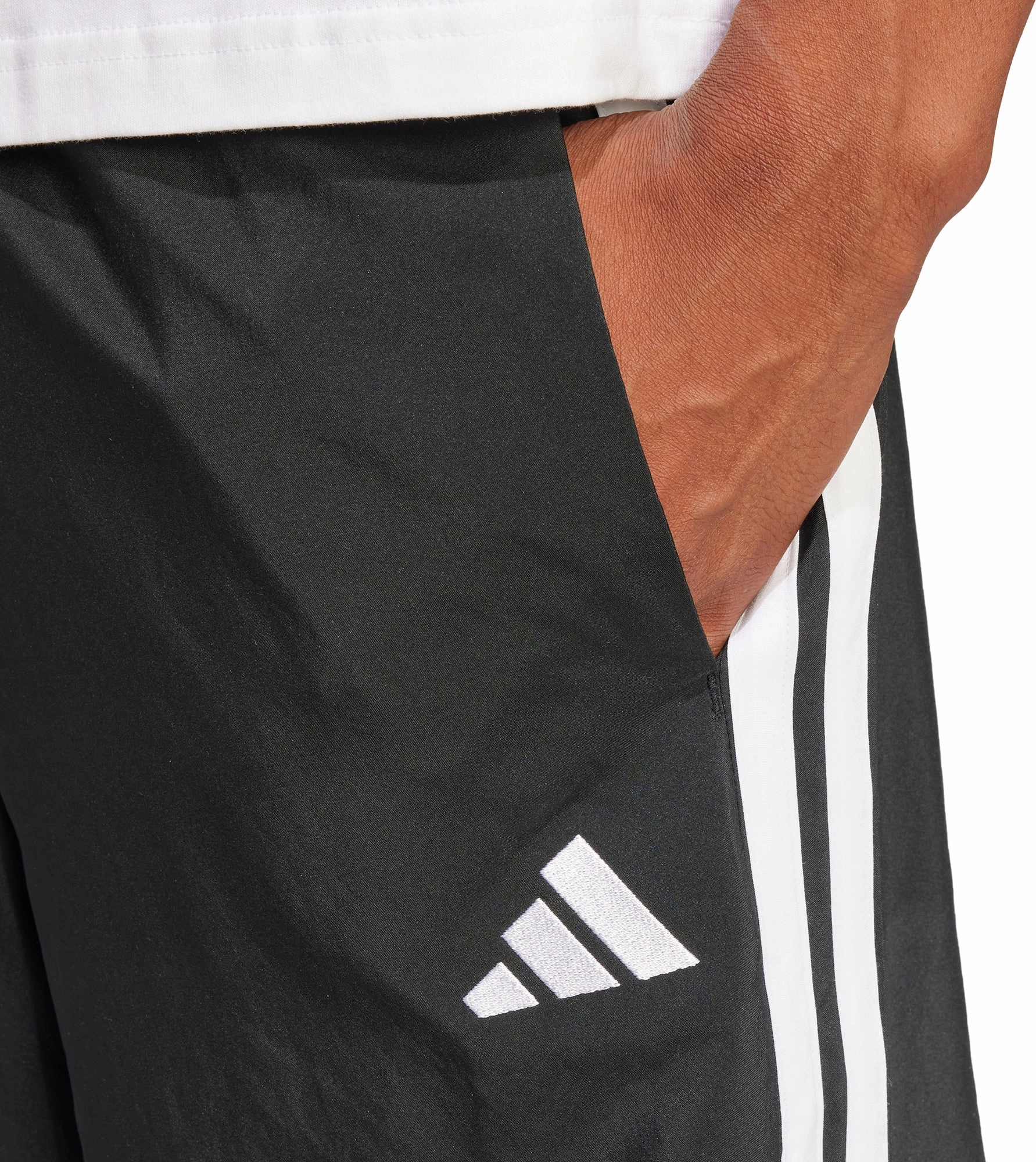 Fit Freedom Flexible Layer adidas Essentials 3 Stripes Chelsea Mens Training Shorts - Black