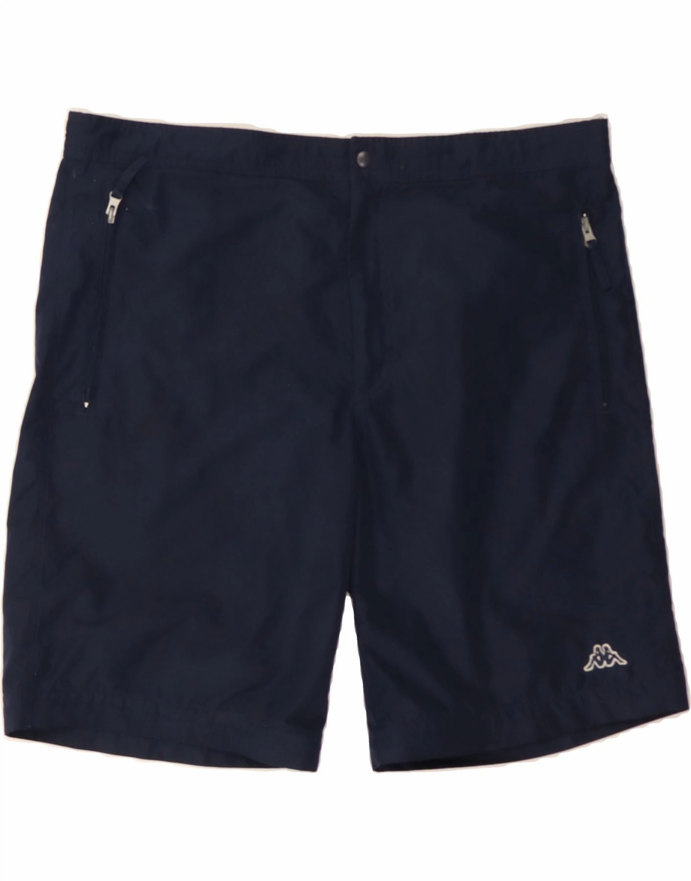 KAPPA Mens Chino Shorts Large W38  Navy Blue Polyester Flexible Material Warehouse Work