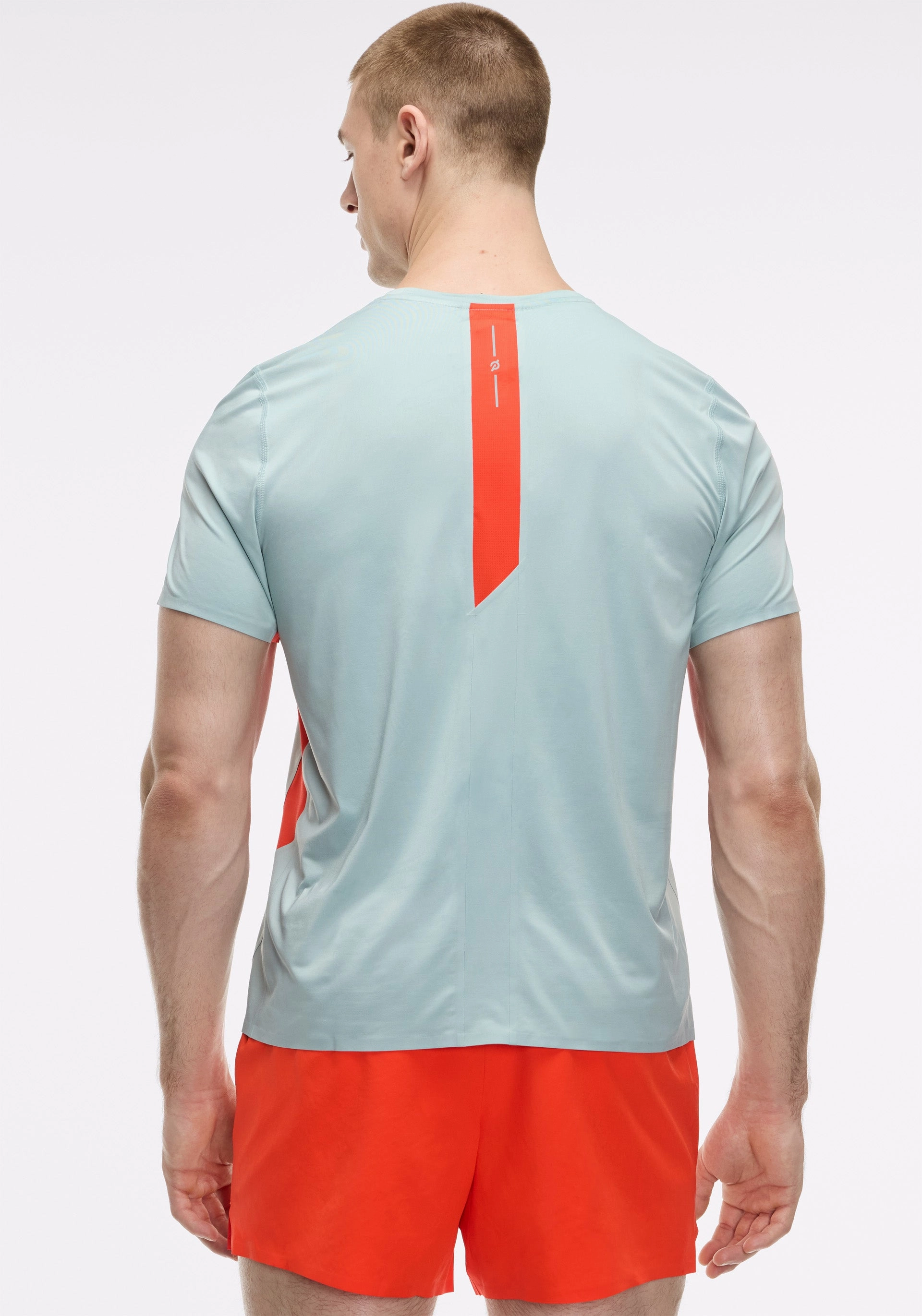 Functional Stretch Blue Fog and Red Tomato Run Set