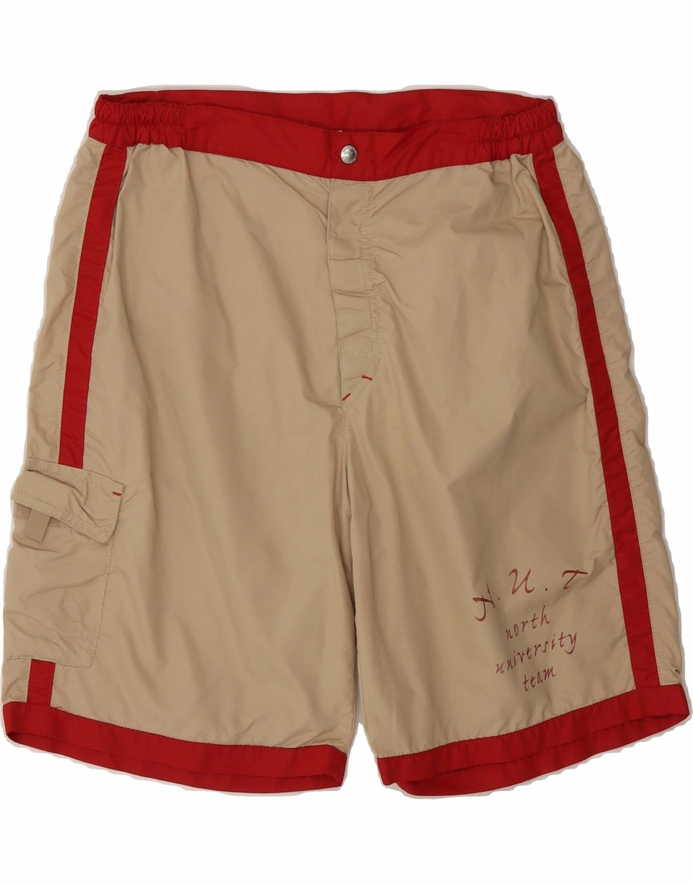 Lounge Wear Beach Vibe NORTH SAILS Mens Graphic Cargo Shorts W30 Medium  Beige Polyester