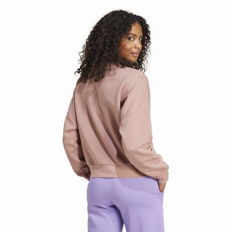 Adidas Womens Essentials Small Logo Feelcozy Sweatshirt Anti Fade Technology