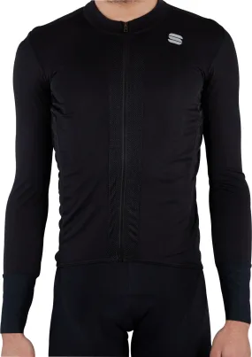 Sportful Strike Long Sleeve Mens Cycling Jersey - Black Effortless Wear