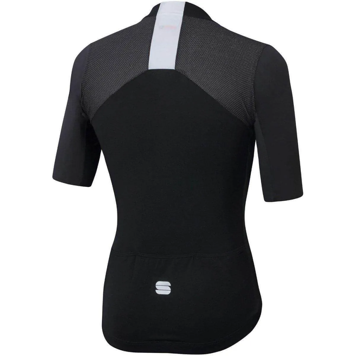 Soft Wearable Sportful Strike Short Sleeve Mens Cycling Jersey - Black
