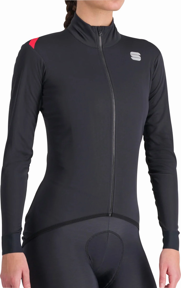 Wind Blocking Sportful Fiandre Light NoRain Womens Cycling Jacket - Black