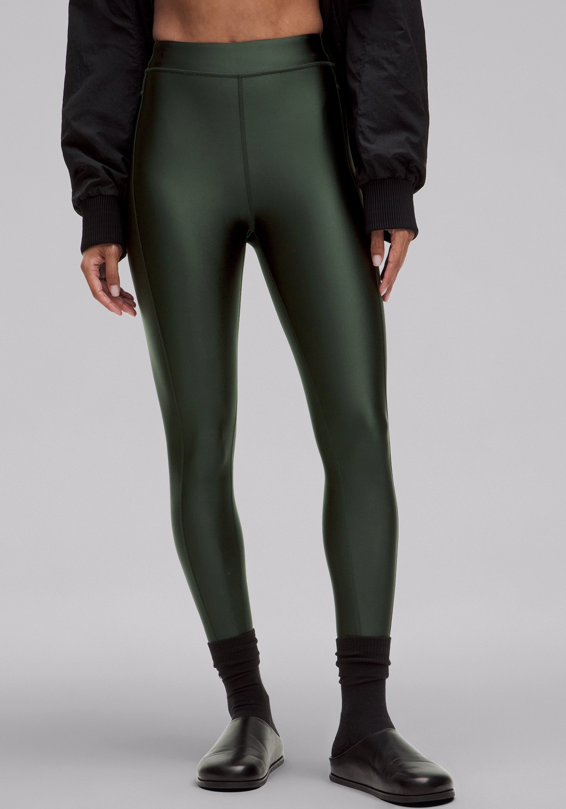 Satin Shine High-Rise Tight 25" Adjustable drawstring Move Comfort