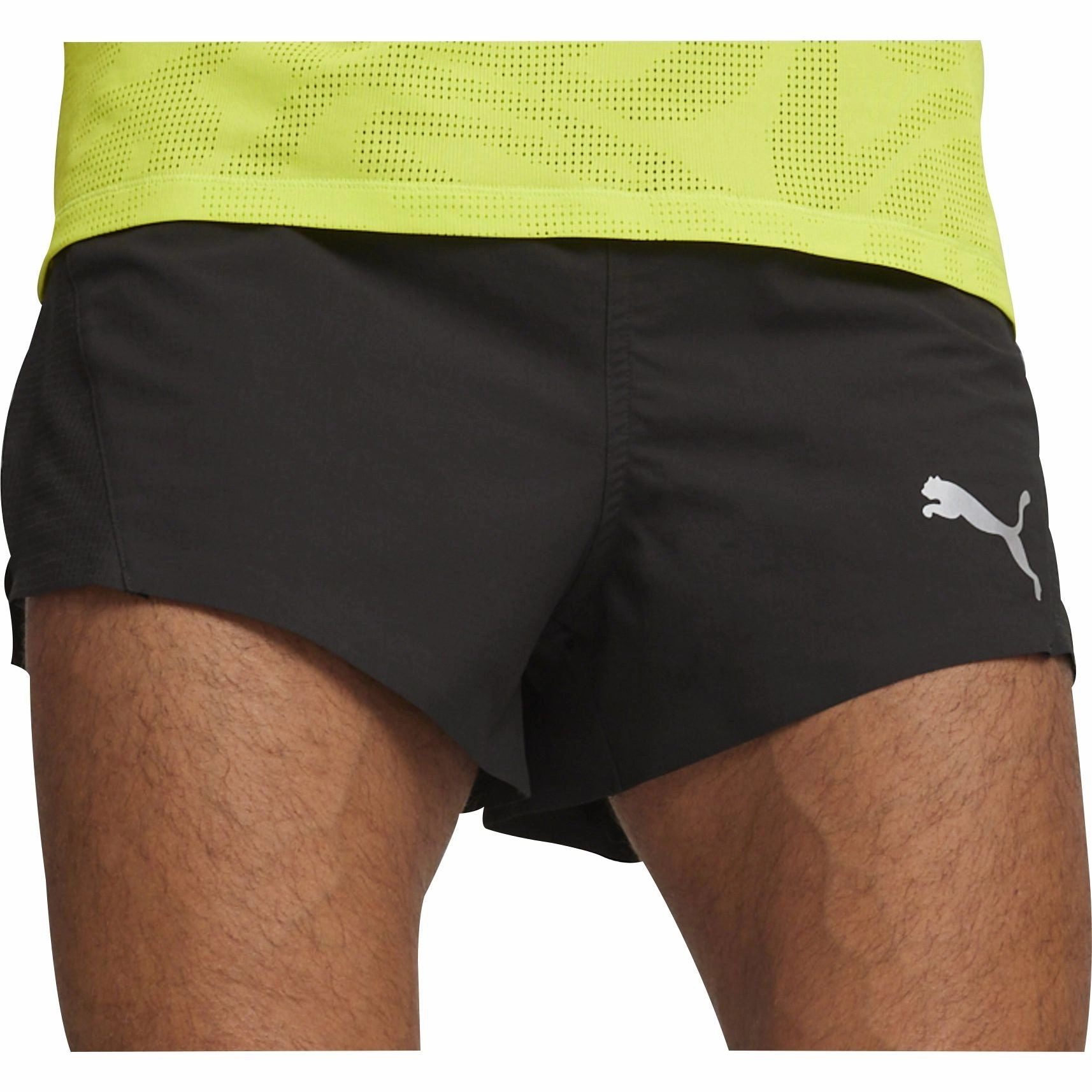 Puma Run Ultraweave Velocity 3 Inch Mens Running Shorts - Black ethnic style Chilly Weather