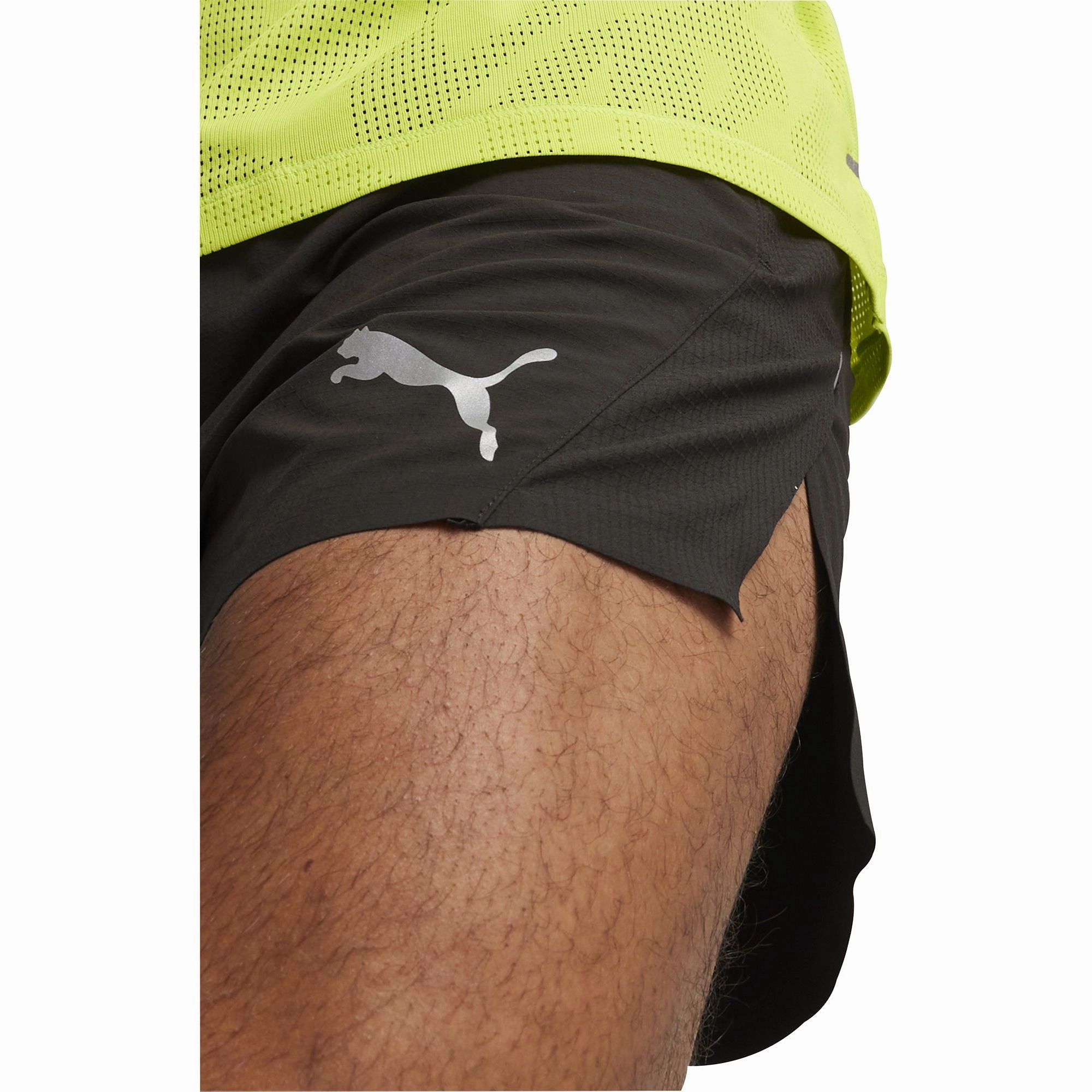 Puma Run Ultraweave Velocity 3 Inch Mens Running Shorts - Black Easy Wear
