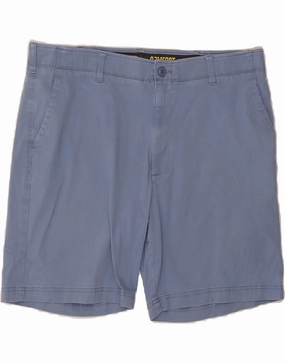 LEE Mens Chino Shorts W40 XL Blue Cotton Soft Texture High Rise Waist