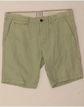 Preppy Style JACK & JONES Mens Chino Shorts Large W36 Green Cotton
