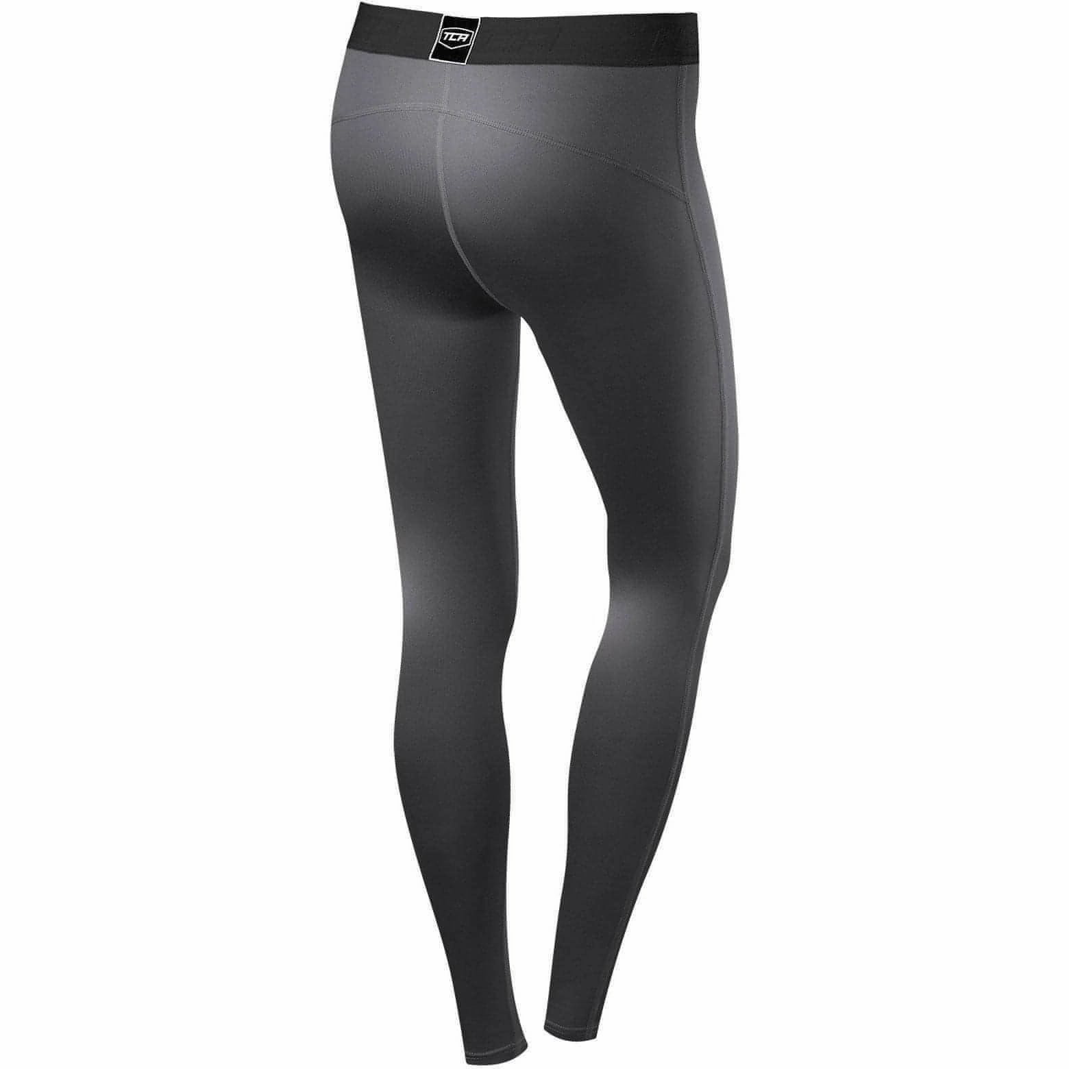Travel Ease Work Commute Extra Soft TCA Pro Performance Endurance Womens Long Running Tights - Grey