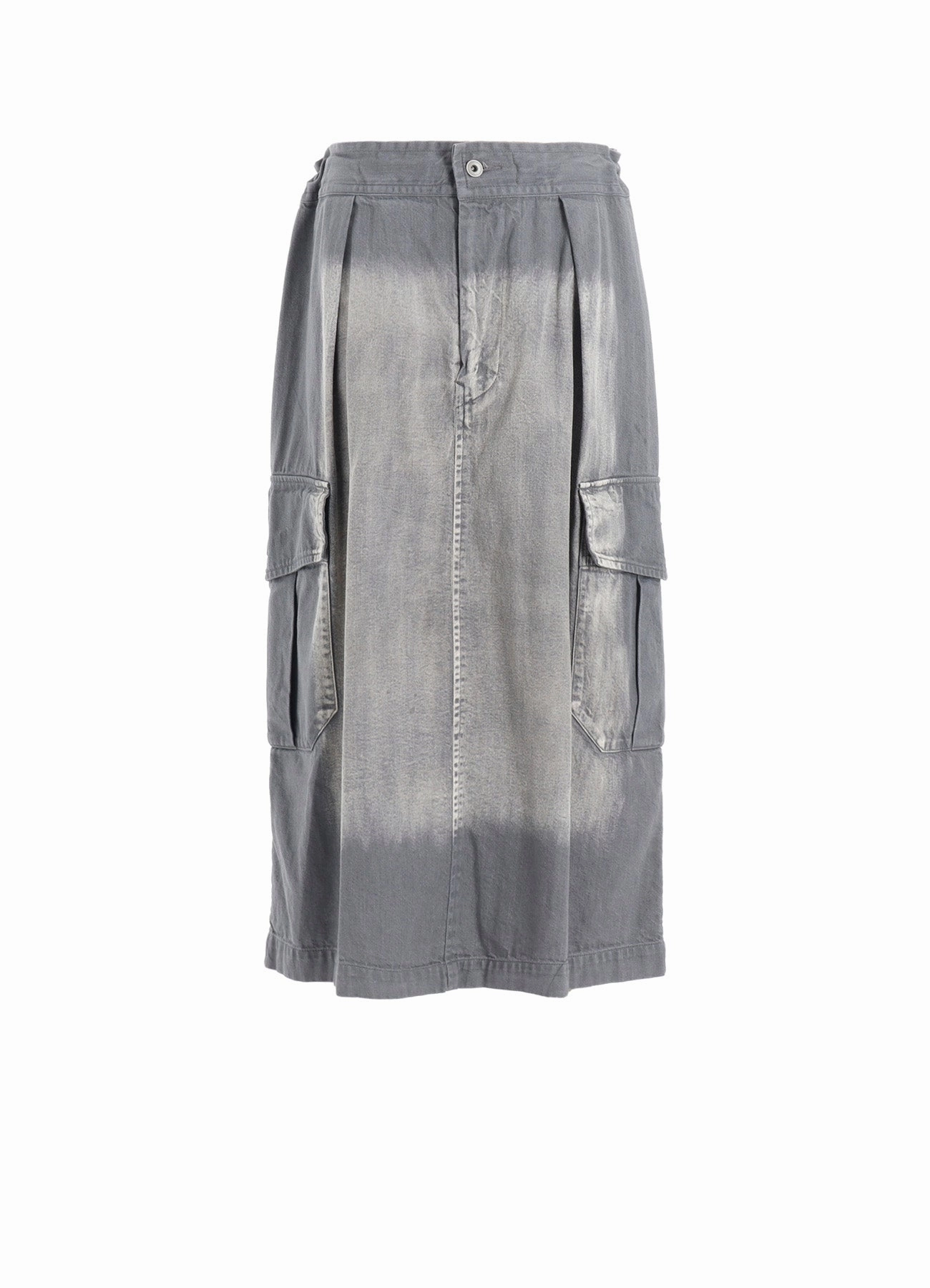 Light Wear Fit Odor control SPOTTED DENIM SIDE POCKET STRAIGHT SKIRT