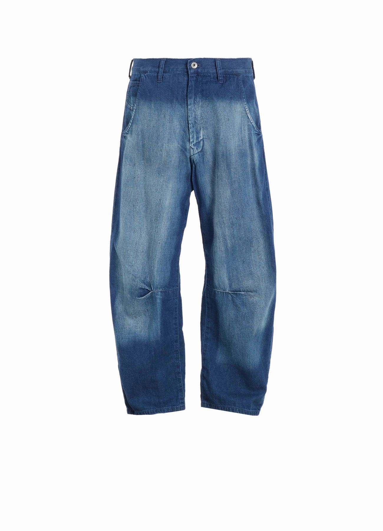 SPOTTED DENIM WIDE PANTS Chilly Weather Wear Casual Active Wear