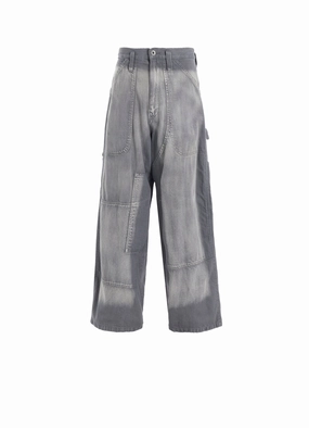 SPOTTED DENIM WORK PANTS Ultra Soft Texture