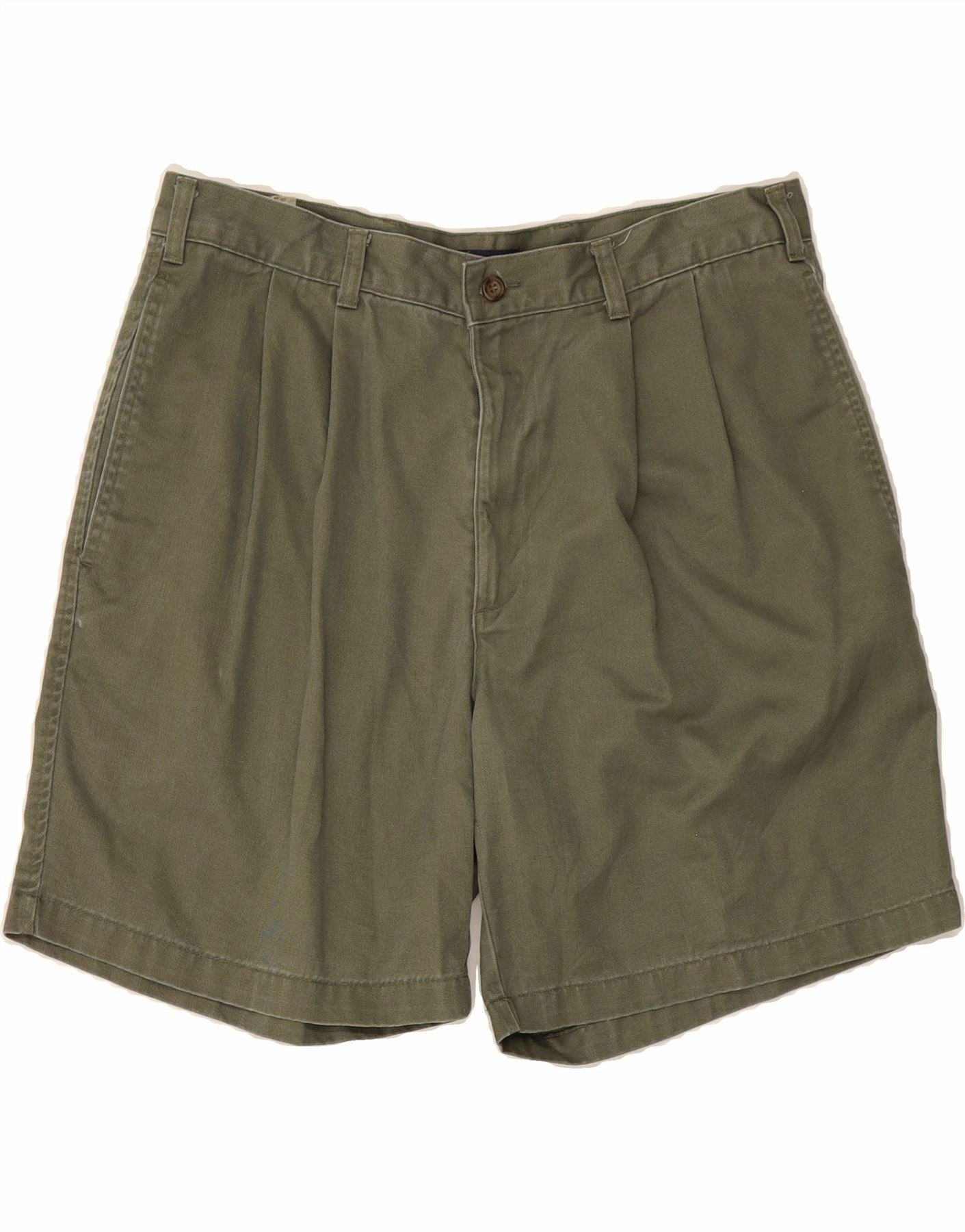 DOCKERS Mens Pegged Chino Shorts W36 Large  Green Cotton soft fit education industry