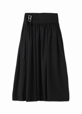 Standard W/Gabardine Long Gathered Skirt QuickReleaseBuckle wrinkle free