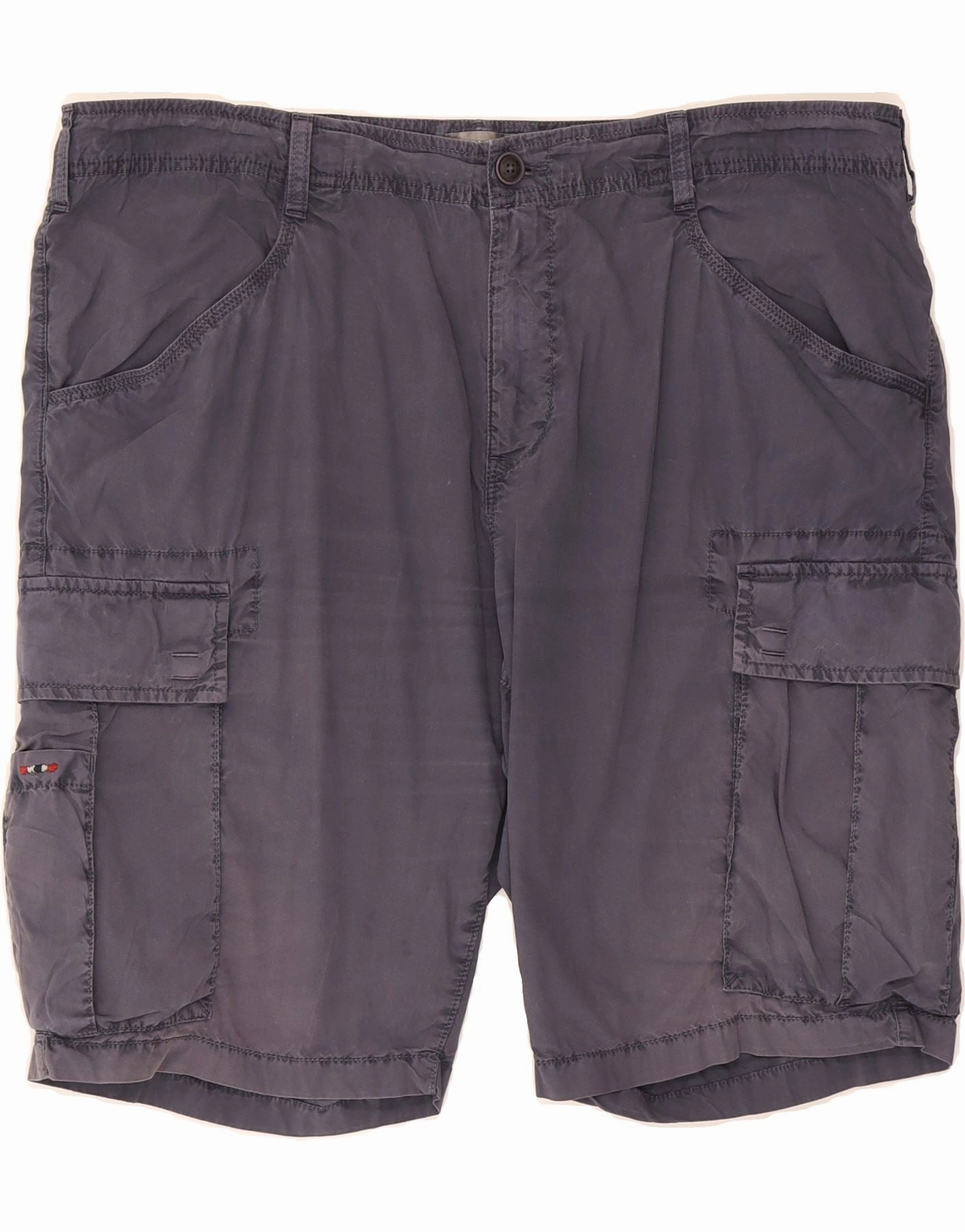 On Trend NAPAPIJRI Mens Cargo Shorts W40 XL Navy Blue