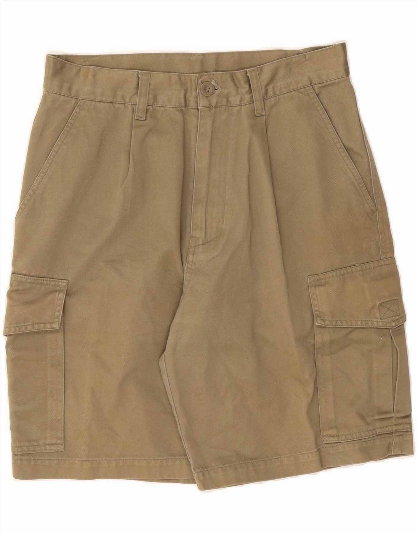 RIFLE Mens Cargo Shorts W30 Medium Beige Cotton Sporty Layer Flex Fit Design