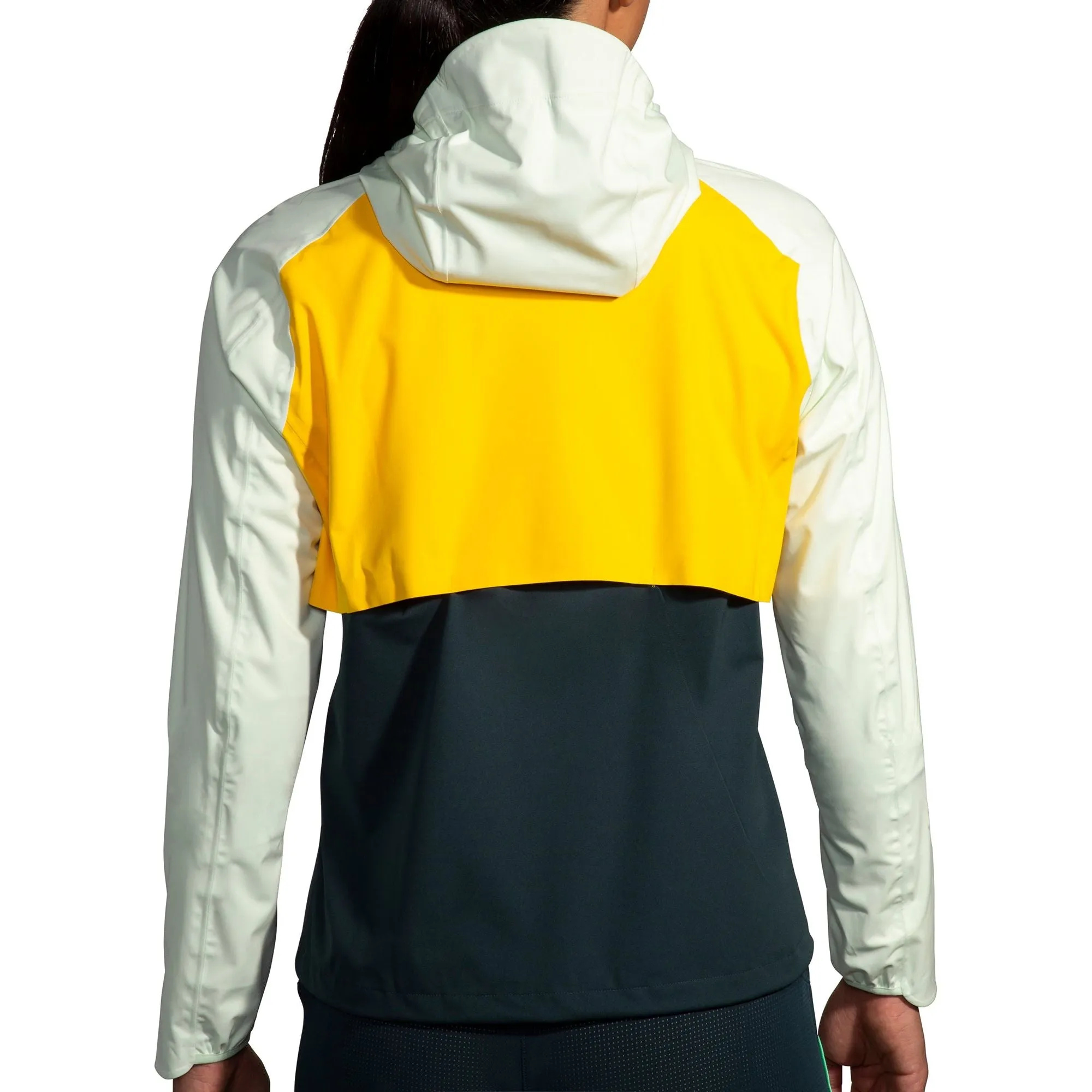 suitable for promotional activities Brooks High Point Waterproof Womens Running Jacket - Yellow