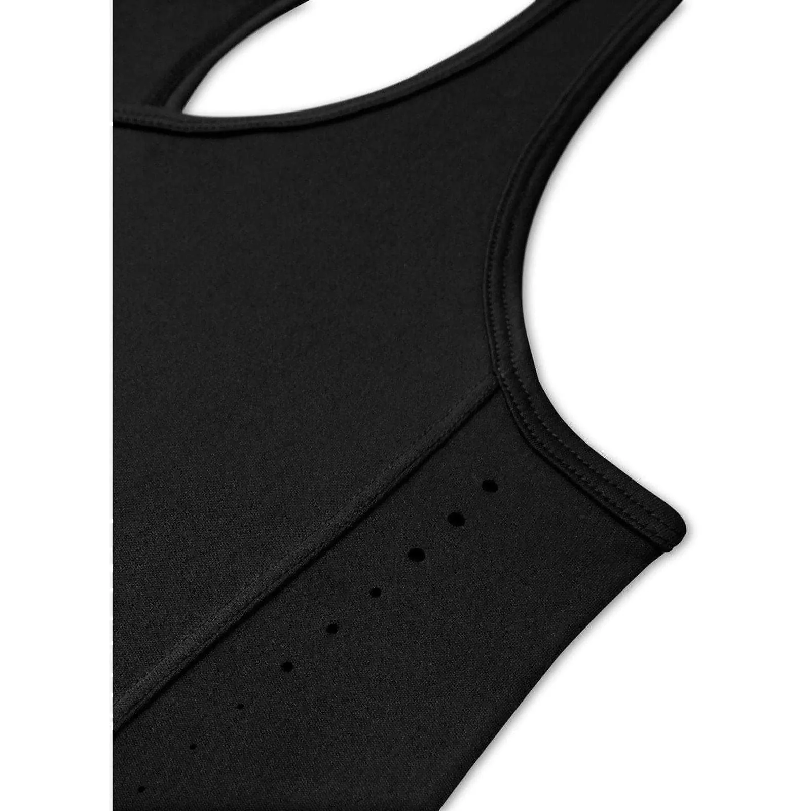 EcoFriendly Dye Effortless Vibe TCA Laser Tech Lightweight Womens Running Vest - Black