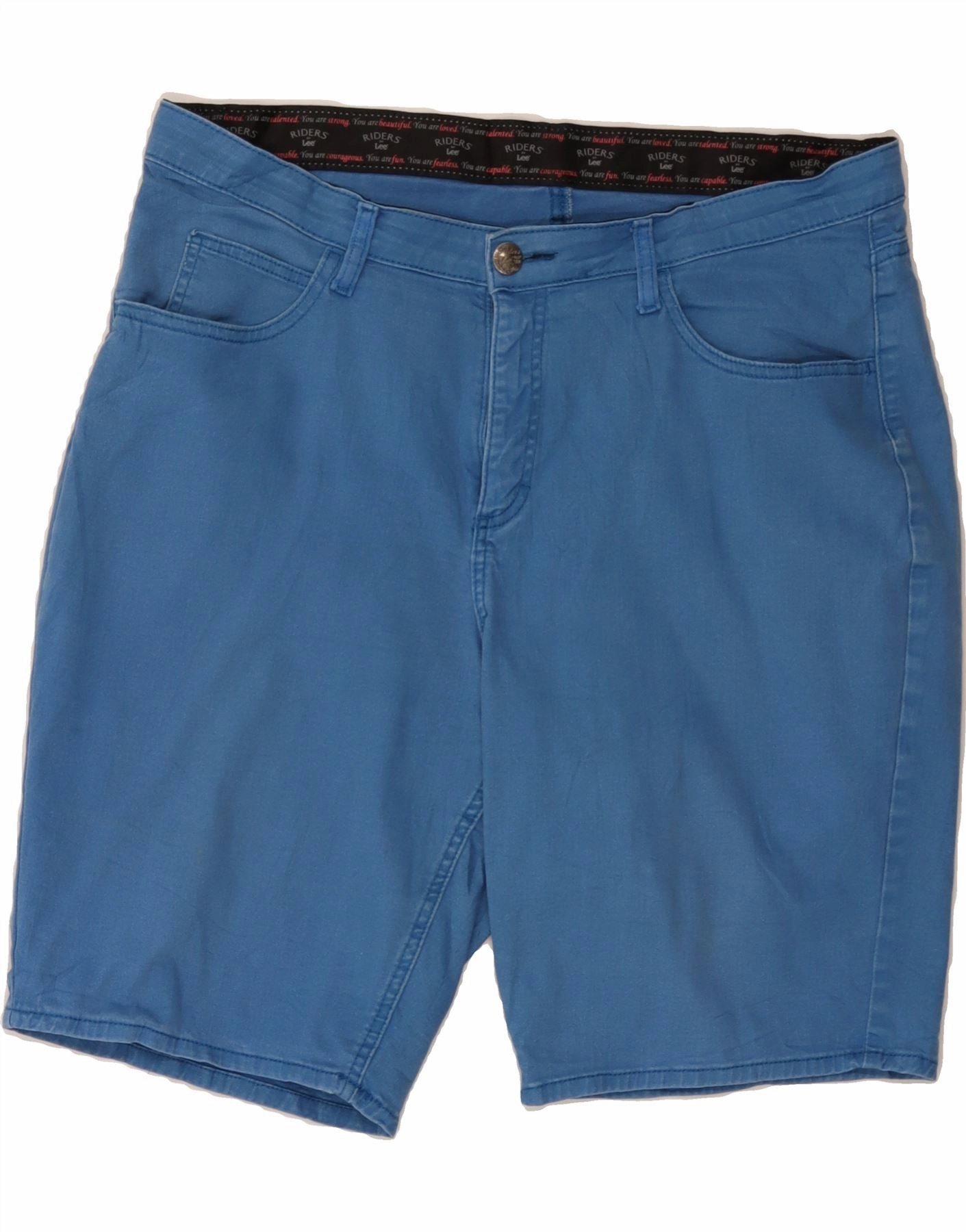Weightless Travel Design LEE Mens Casual Shorts W38 XL  Blue