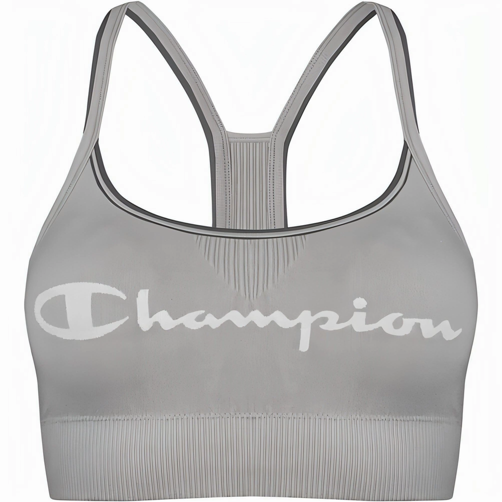competitions Champion Seamless Womens Sports Bra - Grey