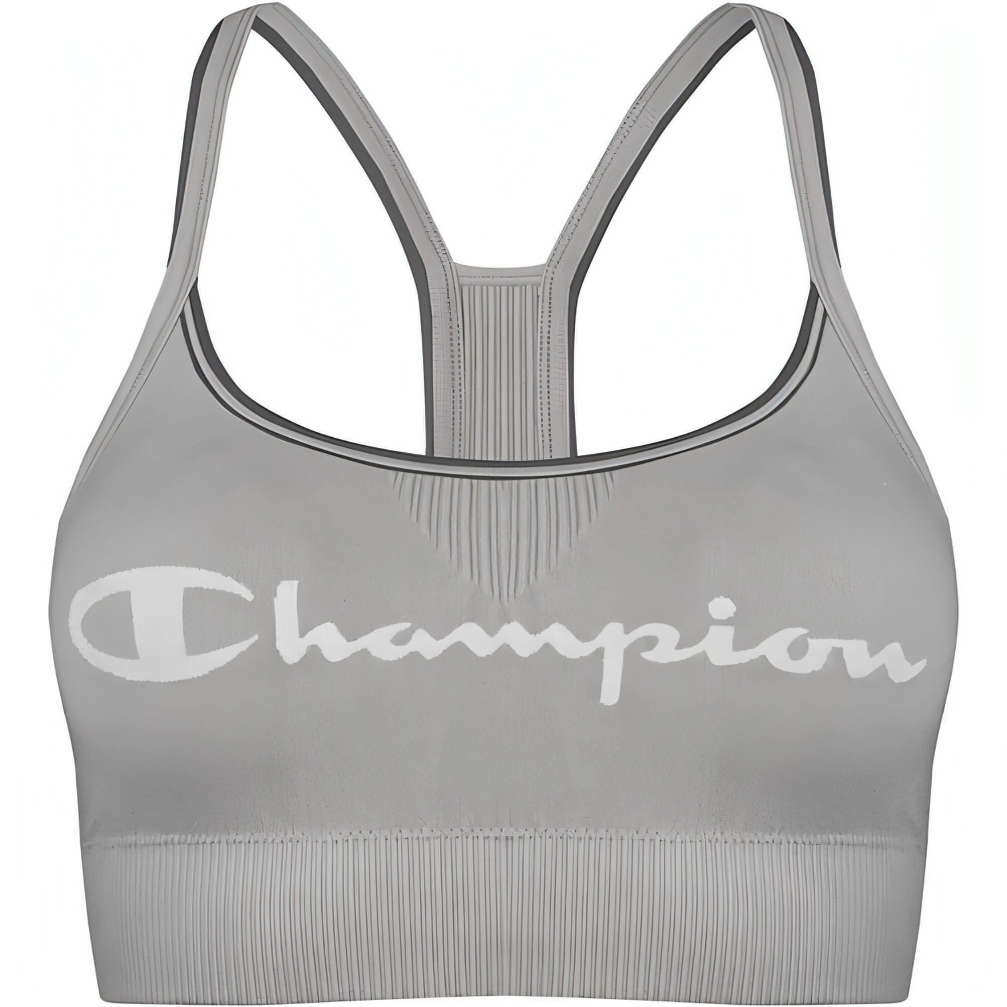 windproof Anti-chafe seams Champion Seamless Womens Sports Bra - Grey