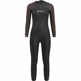 Orca Vitalis TRN Openwater Womens Wetsuit - Black RollProofZipper Permeable Inner Layer