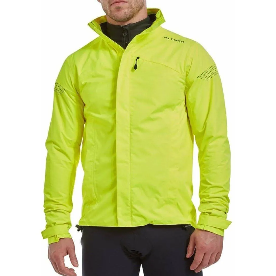 photographers Altura Nevis Nightvision Waterproof Mens Cycling Jacket - Yellow