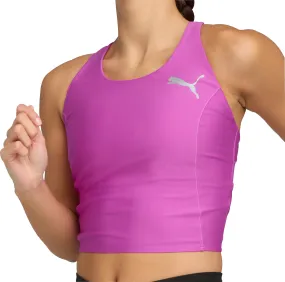 Puma Raceday UltraForm Womens Running Crop Top - Purple Comfortable texture Timeless Must-Have