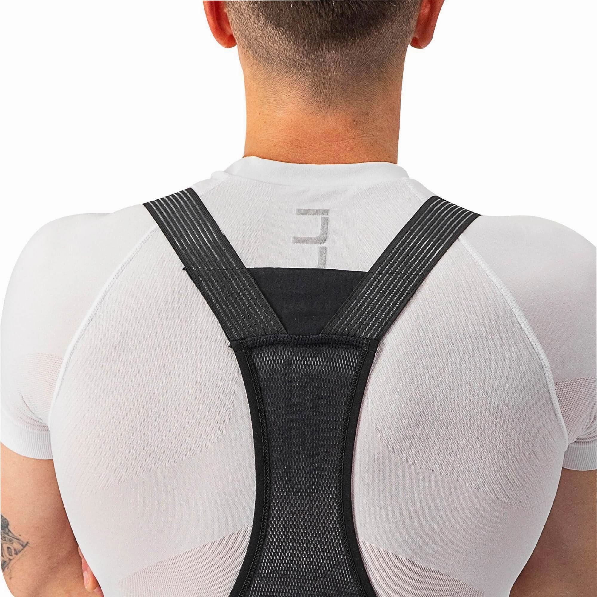 Flexible Fabric Blend Castelli Semifreddo Mens Cycling Bib Tights - Black