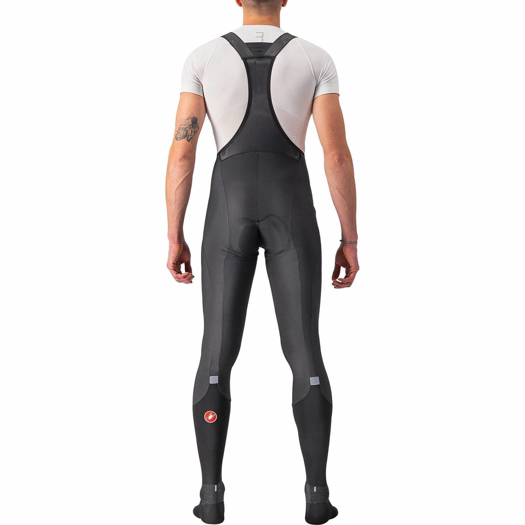 Sweat Control Travel Leggings Castelli Semifreddo Mens Cycling Bib Tights - Black