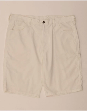 UV Protection DICKIES Mens Casual Shorts W38 XL White Polyester
