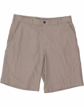 UPF Sun Protection Snug Fit IZOD Mens Golf Chino Shorts W38 XL Grey Polyester