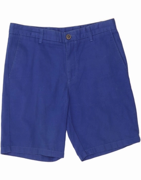 PIERRE CARDIN Mens Chino Shorts Medium W32 Blue Cotton high waisted