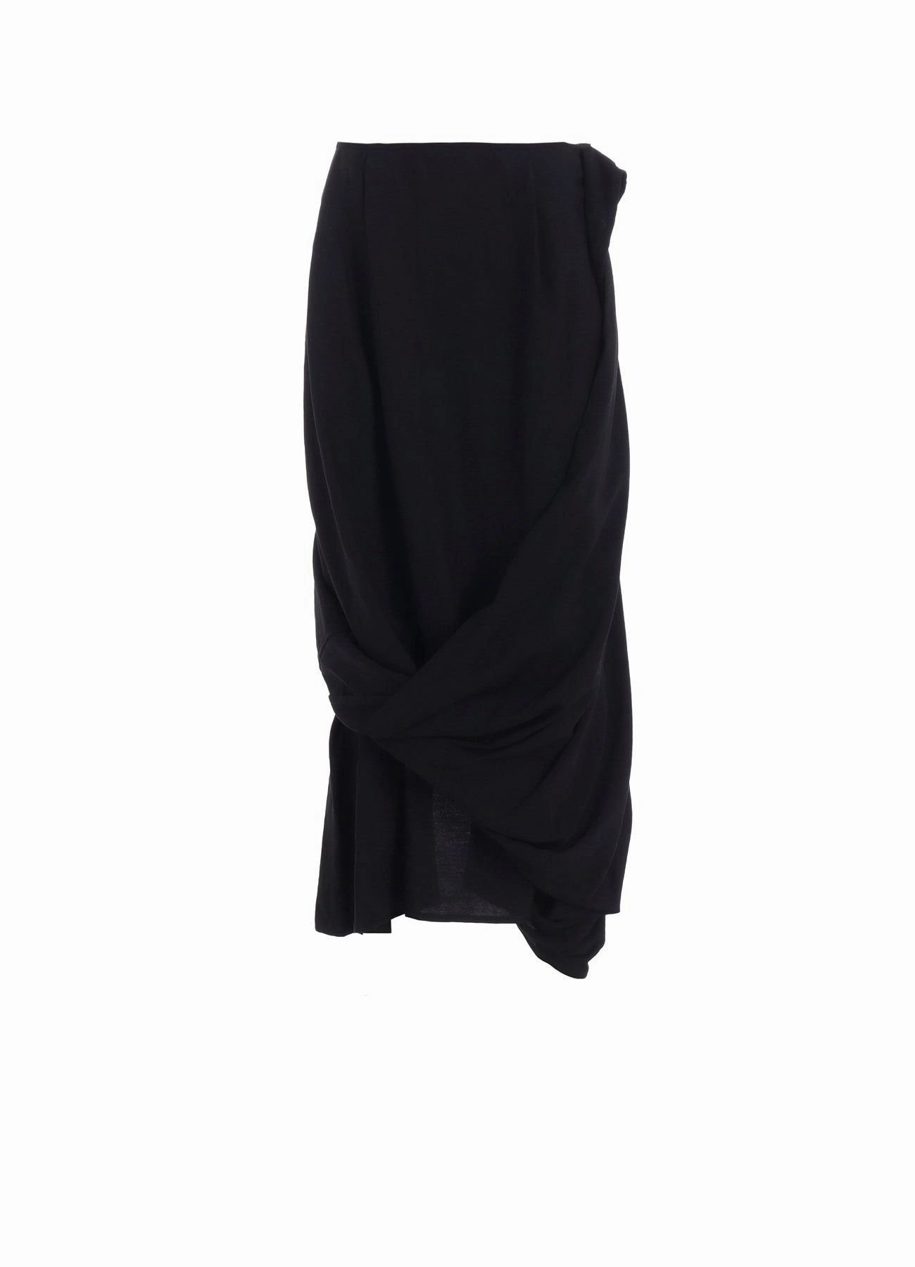 MILLED GABARDINE TWIST SKIRT Urban appeal Stretchable Waist