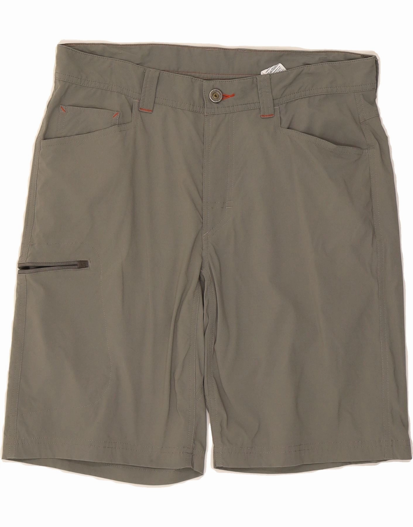 L.L.BEAN Mens Cargo Shorts W32 Medium Grey Nylon Comfortable Design