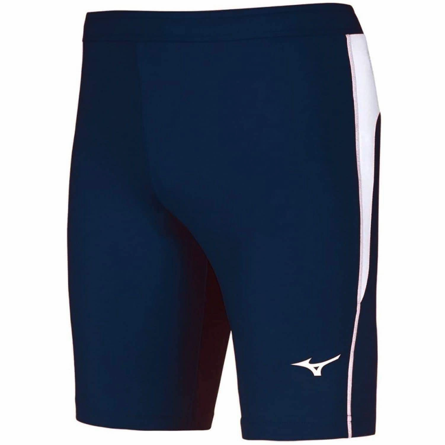 new semester Mizuno Core Mens Short Running Tights - Blue
