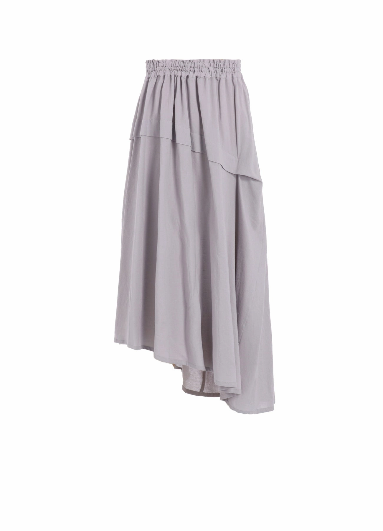 COTTON BOYLE VIYELLA RIGHT TUCKED ASYMMETERY SKIRT EcoFriendlyMaterials Casual Design