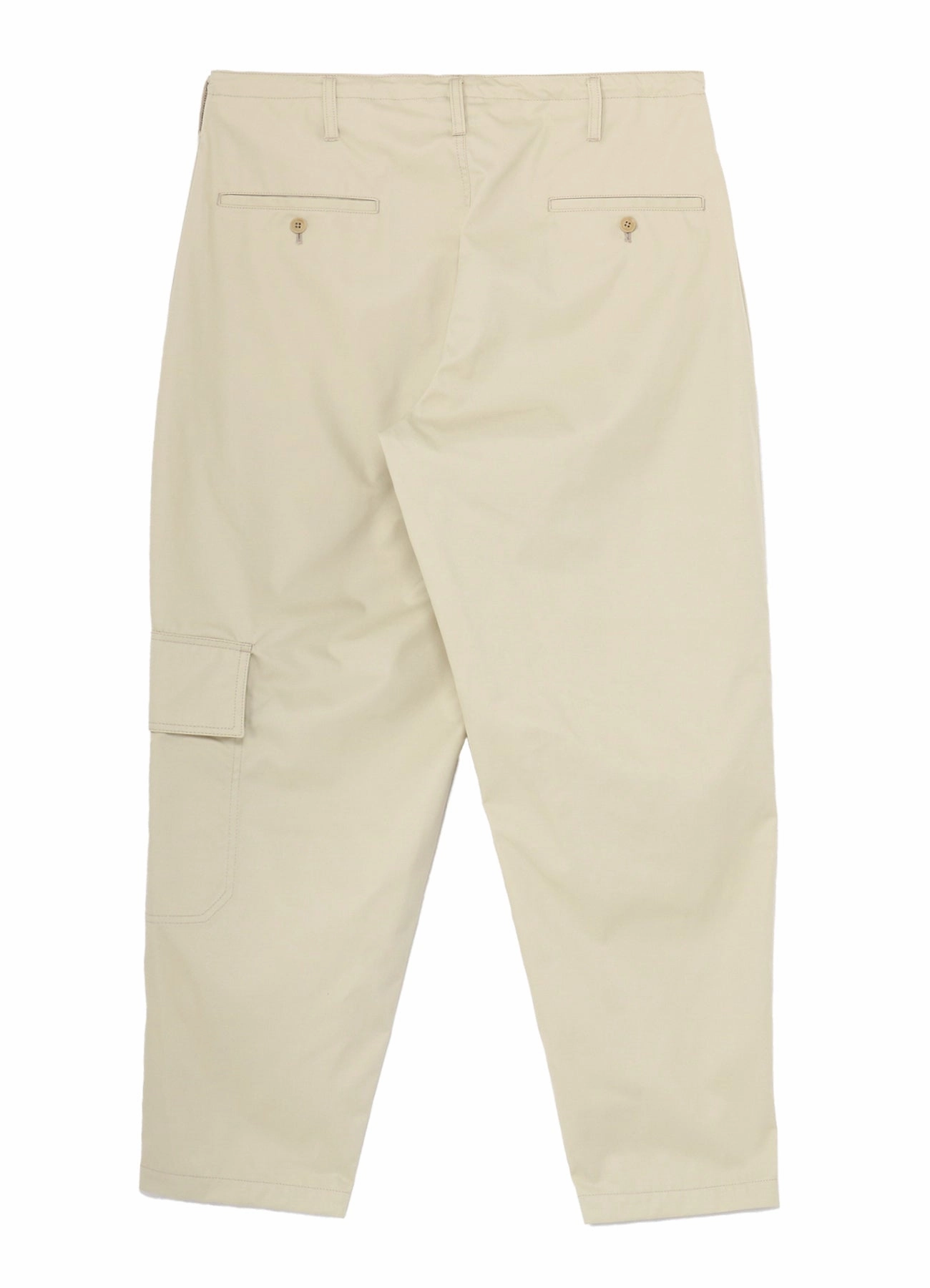 T/C TWILL PANTS WITH  SIDE SEAM TUCK Sporty Style