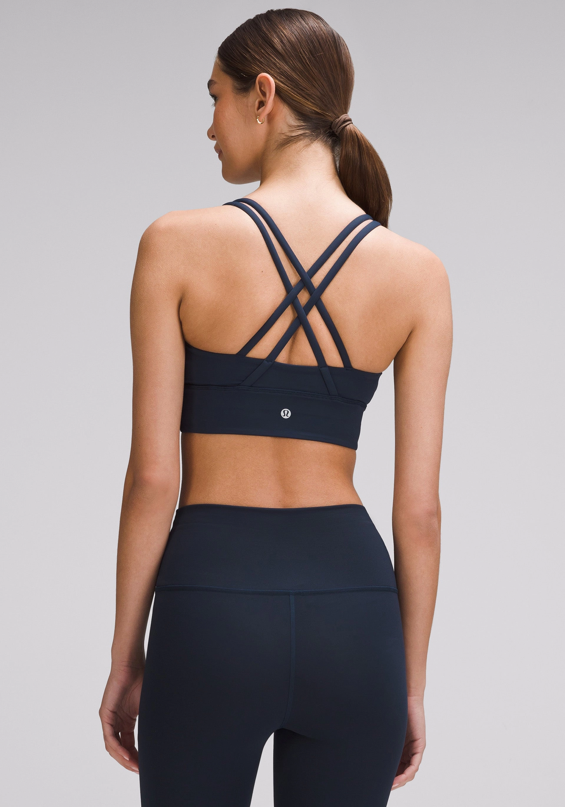 Fringed edges lululemon Energy Longline Bra | Medium Support, B/D Cups