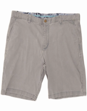 holiday apparel Relaxed fit style TOMMY BAHAMA Mens Chino Shorts W38 XL Grey Cotton