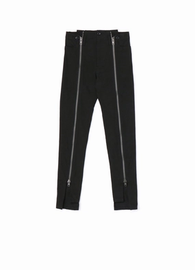 SLIM FIT PANTS WITH LEG ZIPPERS AntiSnagZippers