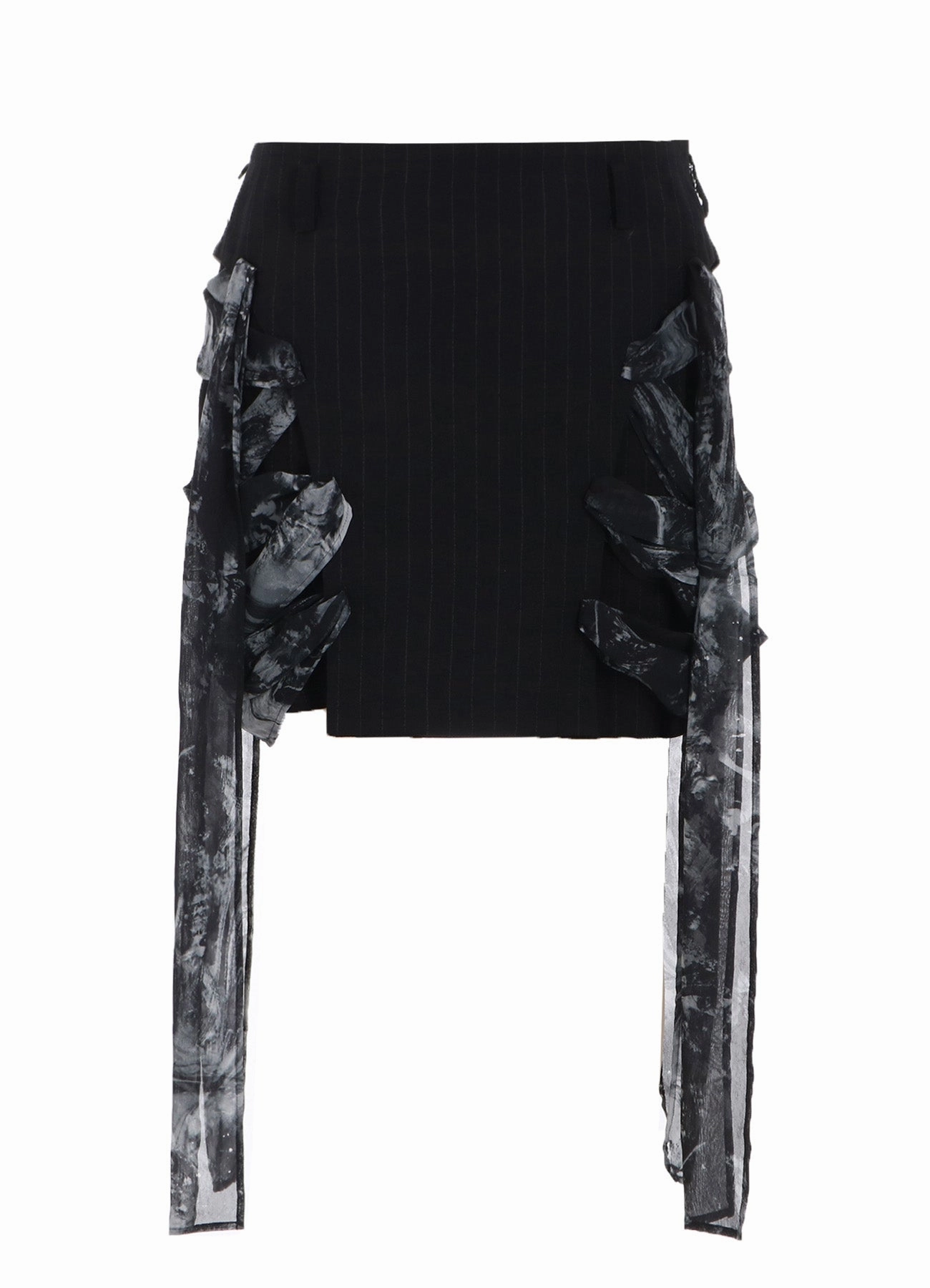 Movement Ready Fit STRIPE RIBBON LACE-UP SHORT SKIRT